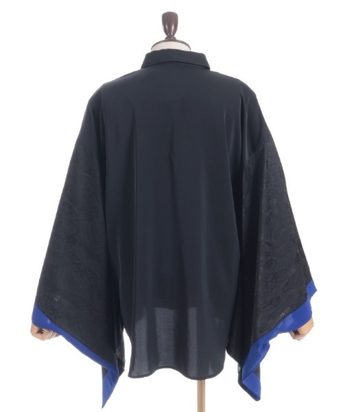 REZEN(リゼン)の「花札刺繍和袖シャツ(シャツ/ブラウス・メンズ・ローズ/ブルーパープル/レッドパープル・LARGE/MEDIUM)」の14枚目の写真