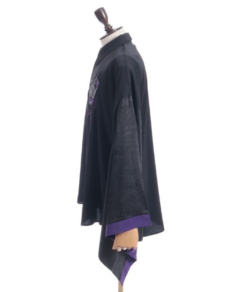 REZEN(リゼン)の「花札刺繍和袖シャツ(シャツ/ブラウス・メンズ・ローズ/ブルーパープル/レッドパープル・LARGE/MEDIUM)」の19枚目の写真