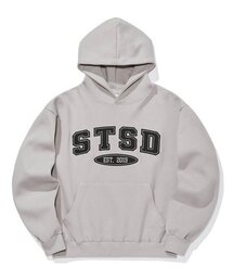 SLIT STUDIO（エスリットスタジオ）の「STSD アーチロゴフード グレー（パーカー）」