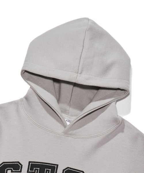 SLIT STUDIO(エスリットスタジオ)の「STSD アーチロゴフード グレー(パーカー・レディース・その他・SMALL/MEDIUM/LARGE/X-LARGE)」の5枚目の写真