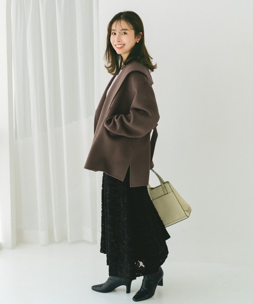 ウールリバーミドルコート 【低身長・小柄女性】（その他アウター