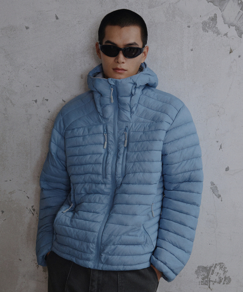 セール】エッセンシャルフードパーカーレイトダウンジャケット