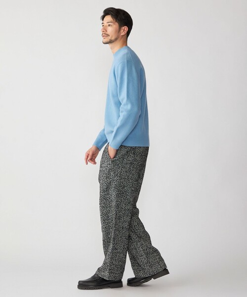 セール】SHIPS: 〈手洗い可能〉リング ツイード バギー スラックス