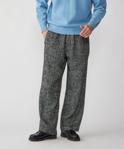 SHIPS（シップス）の「SHIPS: 〈手洗い可能〉リング ツイード バギー スラックス（スラックス・メンズ・ブラック/ブラウン/ネイビー・SMALL/MEDIUM/LARGE/X-LARGE）」の10枚目の写真