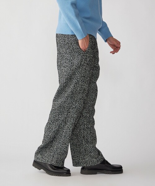 SHIPS（シップス）の「SHIPS: 〈手洗い可能〉リング ツイード バギー スラックス（スラックス・メンズ・ブラック/ブラウン/ネイビー・SMALL/MEDIUM/LARGE/X-LARGE）」の13枚目の写真