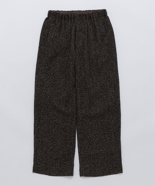 セール】SHIPS: 〈手洗い可能〉リング ツイード バギー スラックス