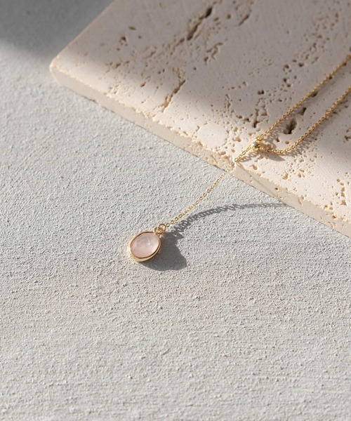 Elura(エルーラ)の「天然石ラリエットネックレス/632992(ネックレス・レディース・ピンク/グリーン系その他7/ブラウン/ブラック・FREE)」の11枚目の写真