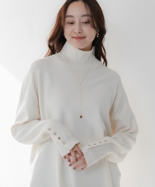 Elura(エルーラ)の「天然石ラリエットネックレス/632992(ネックレス・レディース・ピンク/グリーン系その他7/ブラウン/ブラック・FREE)」の18枚目の写真