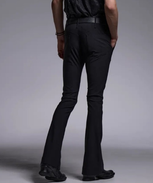 kiryuyrik（キリュウキリュウ）の「Kiryuyrik/キリュウキリュウ/Flare Skinny Slacks / フレアスキニースラックス（スラックス・メンズ・ブラック・LARGE/MEDIUM/SMALL）」の5枚目の写真