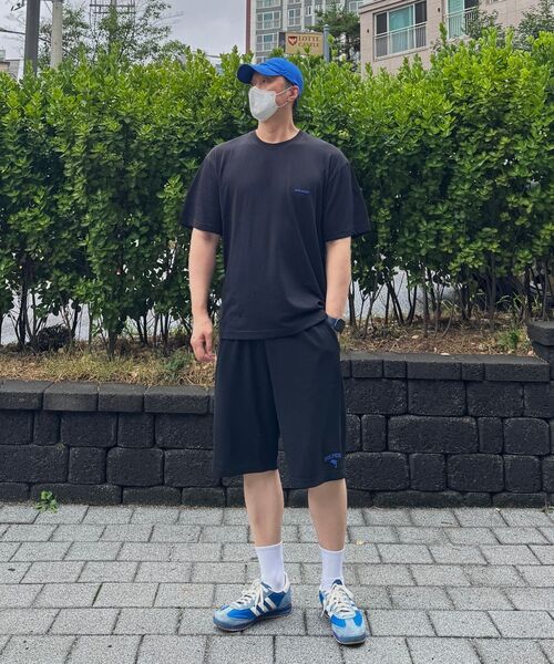 DOLPHIN WAVE APPAREL（ドルフィンウェーブアパレル）の「ドルフィンアーチロゴシリコンプリントワンタックスウェットショーツブラック（その他パンツ・メンズ・その他・MEDIUM/LARGE/X-LARGE）」の13枚目の写真