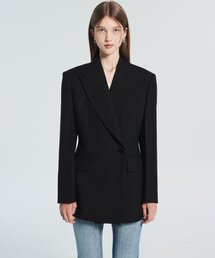 RACLEUR（ラクレール）の「Wool Blend Double Breasted Jacket [BLACK]（テーラードジャケット）」