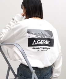 【GERRY/ジェリー】バックプリント ロングスリーブTシャツ