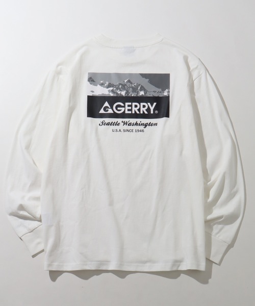 GERRY(ジェリー)の「【GERRY/ジェリー】バックプリント ロングスリーブTシャツ(Tシャツ/カットソー・メンズ・ホワイト/アッシュグレー/ブラック・LL/L/M)」の14枚目の写真