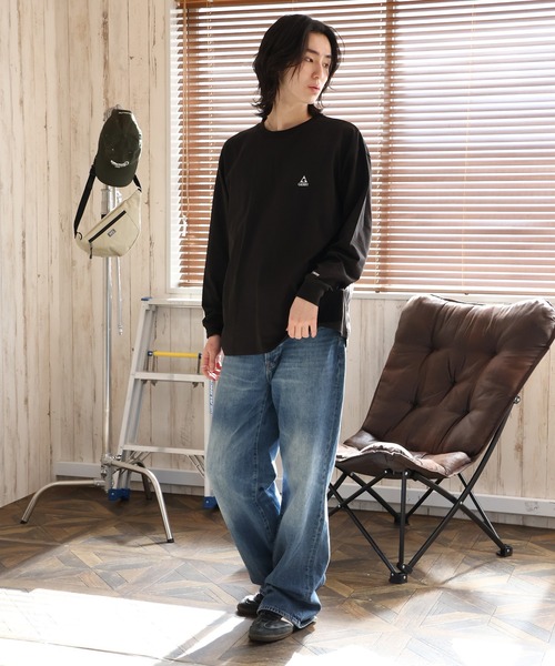 GERRY(ジェリー)の「【GERRY/ジェリー】バックプリント ロングスリーブTシャツ(Tシャツ/カットソー・メンズ・ホワイト/アッシュグレー/ブラック・LL/L/M)」の9枚目の写真