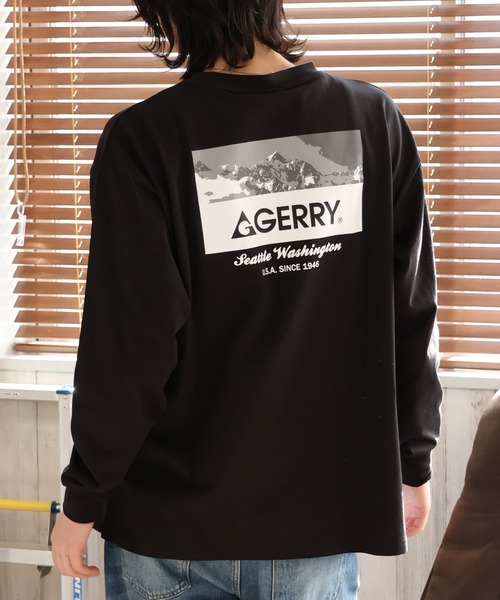 GERRY(ジェリー)の「【GERRY/ジェリー】バックプリント ロングスリーブTシャツ(Tシャツ/カットソー・メンズ・ホワイト/アッシュグレー/ブラック・LL/L/M)」の7枚目の写真