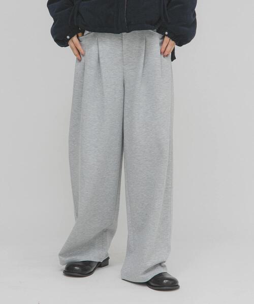 KBF（ケイビーエフ）の「ダンボールWIDEスウェットパンツ（その他パンツ・レディース・オフホワイト/グレー系その他/ブラック・ONE）」の13枚目の写真