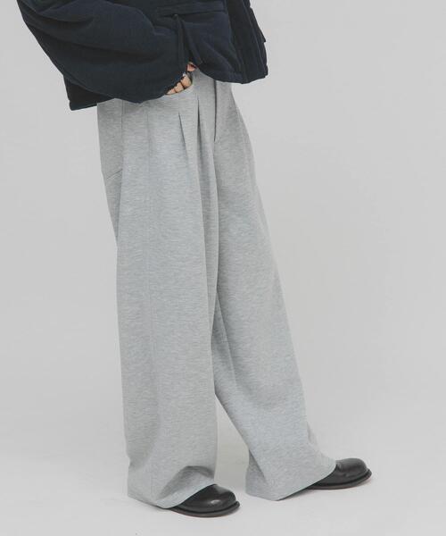 KBF（ケイビーエフ）の「ダンボールWIDEスウェットパンツ（その他パンツ・レディース・オフホワイト/グレー系その他/ブラック・ONE）」の15枚目の写真