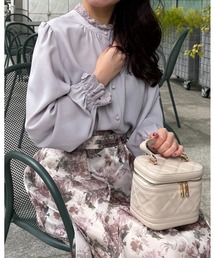 couture brooch | 【2WAY・ハレの日・通勤】エンブロレースブラウス(シャツ/ブラウス)