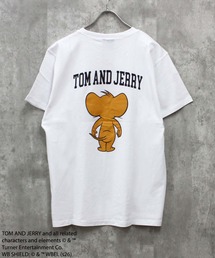 【TOM&JERRY/トム&ジェリー】プリント ちょいBIG Tシャツ