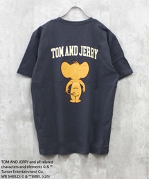 【TOM&JERRY/トム＆ジェリー】プリント ちょいBIG Tシャツ