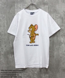 【TOM&JERRY/トム＆ジェリー】プリント ちょいBIG Tシャツ