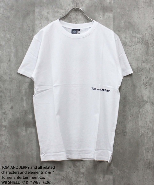 Tom＆Jerry（トムアンドジェリー）の「【TOM&JERRY/トム＆ジェリー】プリント ちょいBIG Tシャツ（Tシャツ/カットソー・メンズ・ブラック/グレー系その他/オフホワイト/杢グレー/ダークグリーン/ホワイト系その他/チャコール/ネイビー・MEDIUM/LARGE/X-LARGE）」の14枚目の写真
