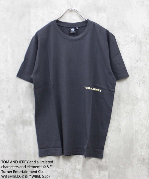 Tom＆Jerry（トムアンドジェリー）の「【TOM&JERRY/トム＆ジェリー】プリント ちょいBIG Tシャツ（Tシャツ/カットソー・メンズ・ブラック/グレー系その他/オフホワイト/杢グレー/ダークグリーン/ホワイト系その他/チャコール/ネイビー・MEDIUM/LARGE/X-LARGE）」の18枚目の写真