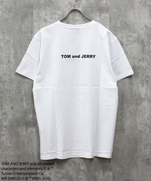 Tom＆Jerry（トムアンドジェリー）の「【TOM&JERRY/トム＆ジェリー】プリント ちょいBIG Tシャツ（Tシャツ/カットソー・メンズ・ブラック/グレー系その他/オフホワイト/杢グレー/ダークグリーン/ホワイト系その他/チャコール/ネイビー・MEDIUM/LARGE/X-LARGE）」の21枚目の写真