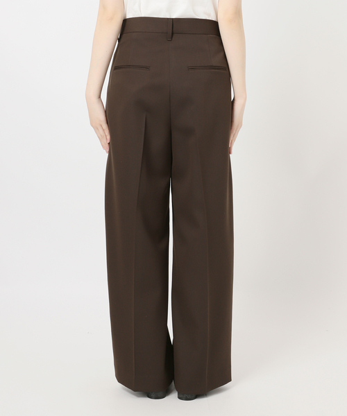 journal standard L'essage(ジャーナルスタンダードレサージュ)の「NALYAストライプ/Doeskinワイドパンツ(スラックス・レディース・ネイビー/ブラウン・38/36)」の17枚目の写真