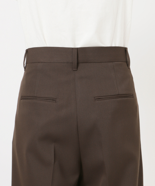 journal standard L'essage(ジャーナルスタンダードレサージュ)の「NALYAストライプ/Doeskinワイドパンツ(スラックス・レディース・ネイビー/ブラウン・38/36)」の20枚目の写真