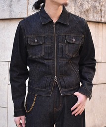 Noen（ノエン）の「ダブルジップデニムジャケット2nd.（デニムジャケット）」