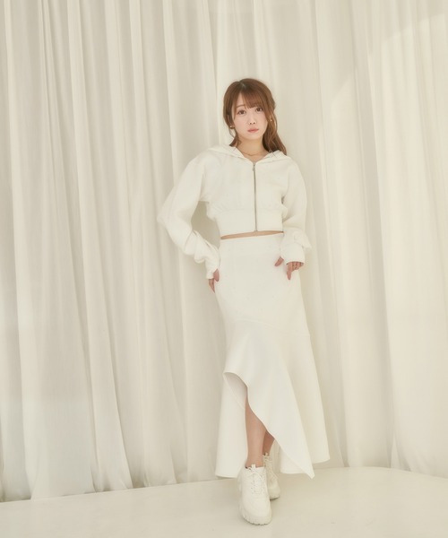 Rose Muse(ロゼミューズ)の「bijou mermaid skirt(スカート・レディース・ホワイト/グレー系その他・SMALL/MEDIUM)」の3枚目の写真