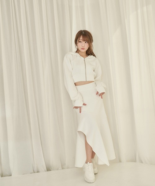 Rose Muse(ロゼミューズ)の「bijou mermaid skirt(スカート・レディース・ホワイト/グレー系その他・SMALL/MEDIUM)」の4枚目の写真