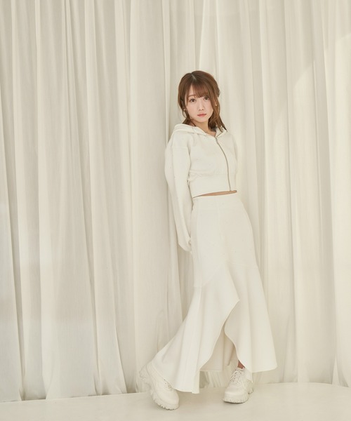 Rose Muse(ロゼミューズ)の「bijou mermaid skirt(スカート・レディース・ホワイト/グレー系その他・SMALL/MEDIUM)」の5枚目の写真