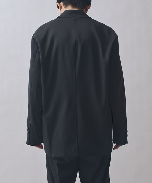 Lui's(ルイス)の「SURJENT ダブルブレストジャケット(テーラードジャケット・メンズ・ベージュ/ブラック・2/1)」の20枚目の写真