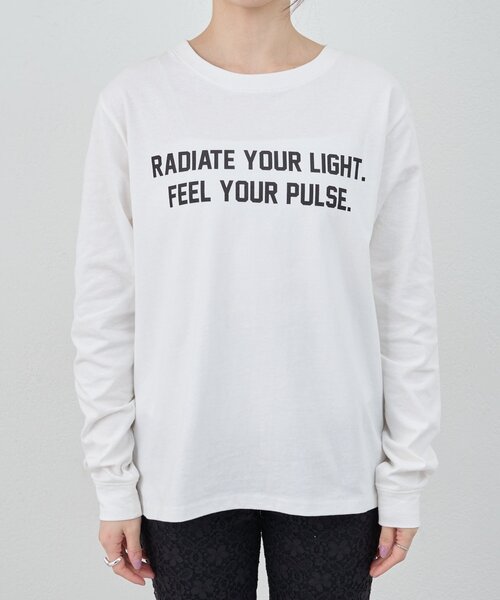 SHENERY（シーナリー）の「オリジナルロゴロンTEE（Tシャツ/カットソー・レディース・オフホワイト/グレー・FREE）」の14枚目の写真