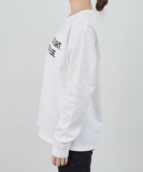 SHENERY（シーナリー）の「オリジナルロゴロンTEE（Tシャツ/カットソー・レディース・オフホワイト/グレー・FREE）」の15枚目の写真