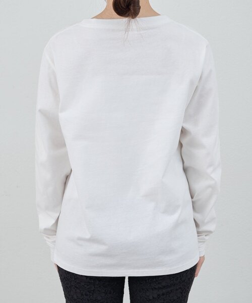 SHENERY（シーナリー）の「オリジナルロゴロンTEE（Tシャツ/カットソー・レディース・オフホワイト/グレー・FREE）」の16枚目の写真