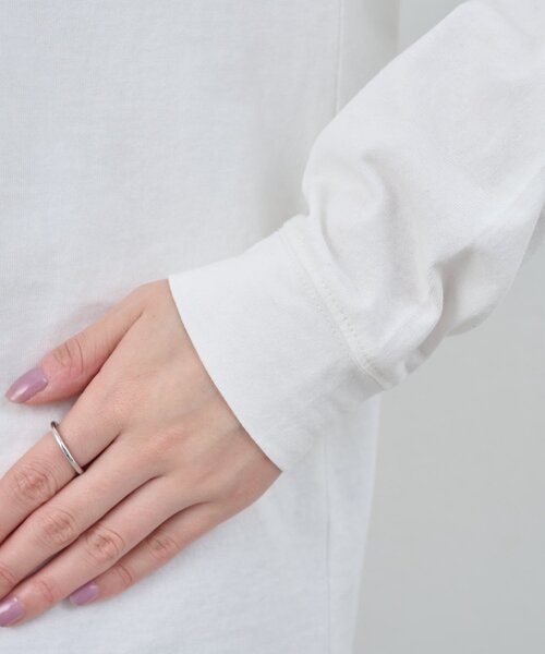 SHENERY（シーナリー）の「オリジナルロゴロンTEE（Tシャツ/カットソー・レディース・オフホワイト/グレー・FREE）」の19枚目の写真