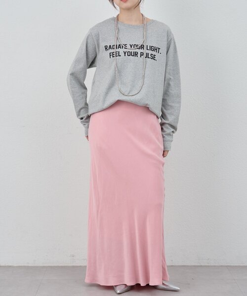 SHENERY（シーナリー）の「オリジナルロゴロンTEE（Tシャツ/カットソー・レディース・オフホワイト/グレー・FREE）」の21枚目の写真