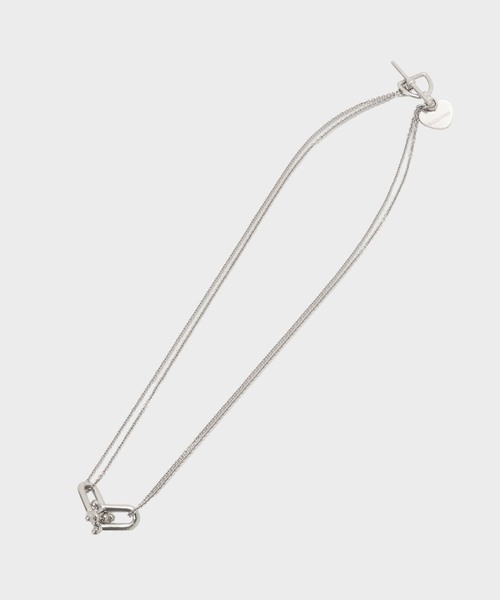 DISCOVERED(ディスカバード)の「DISCOVERED / ディスカバード TIFFABONE NECKLACE 02(ネックレス・メンズ・シルバー・FREE)」の1枚目の写真