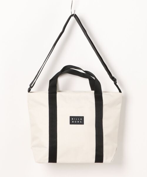 BILLABONG(ビラボン)の「BILLABONG ウィメンズ MINI TOTE BAG ショルダーバッグ 【2026年春夏モデル】(ショルダーバッグ・レディース・ブラック系その他/アイボリー/ブラック・FREE)」の2枚目の写真