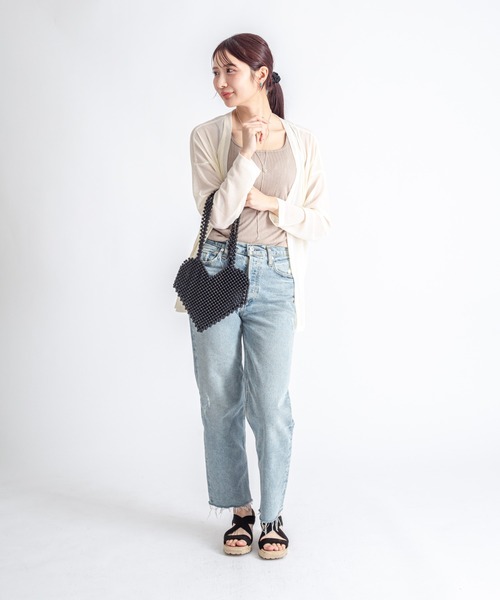Rivel(リヴェル)の「【THE BAGMATI/ザ・バグマティー】グラスビーズバッグ ハート ハンドバッグ(トートバッグ・レディース・アイボリー/ブラック・FREE)」の20枚目の写真