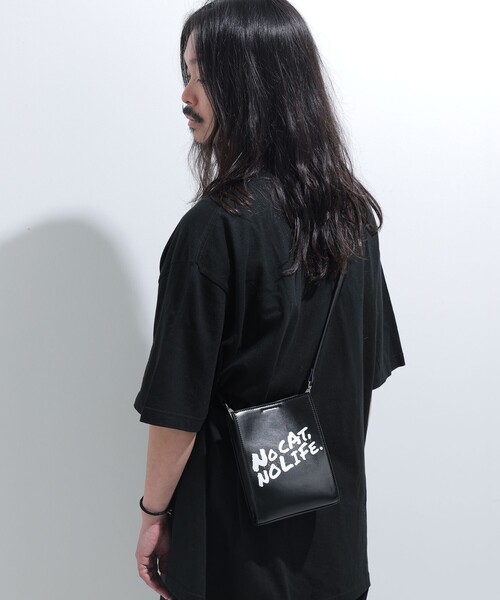 mmts(マミタス)の「"NO CAT, NO LIFE." ショルダーBAG(ショルダーバッグ・レディース・ブラック・ONE SIZE)」の5枚目の写真
