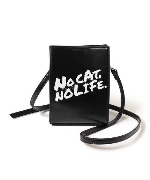 mmts(マミタス)の「"NO CAT, NO LIFE." ショルダーBAG(ショルダーバッグ・レディース・ブラック・ONE SIZE)」の7枚目の写真