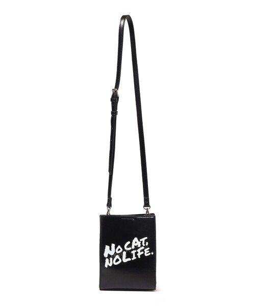 mmts(マミタス)の「"NO CAT, NO LIFE." ショルダーBAG(ショルダーバッグ・レディース・ブラック・ONE SIZE)」の8枚目の写真