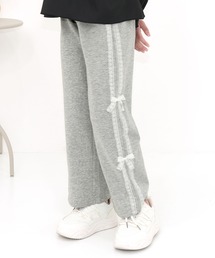 Bee des Bee（ビーデスビー）の「レースラインリボンパンツ（スウェットパンツ）」