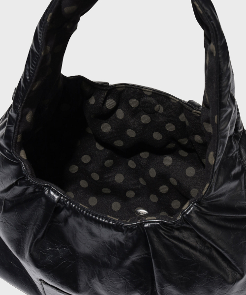 COVERNAT WOMAN（カバーナットウーマン）の「クローバーハート リバーシブルドットショッパーバッグ Black（トートバッグ・メンズ・その他・FREE）」の7枚目の写真