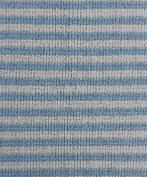 THECOLDESTMOMENT(ザコールデストモーメント)の「TCM mini logo stripe muffler (sky blue/grey)(マフラー・レディース・その他・ONE SIZE)」の5枚目の写真
