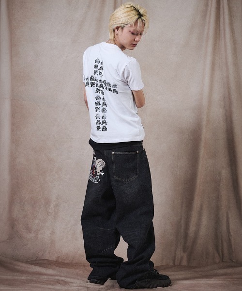 GALFY(ガルフィー)の「A'GEM/9 × .kom 『GALFY/ガルフィー』爆アゲギラTシャツ(Tシャツ/カットソー・メンズ・ホワイト/ブラック・M)」の4枚目の写真